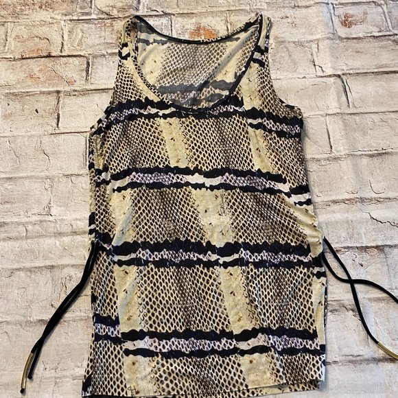 Just Cavalli Snakeprint Tank Top - Picture 3 of 8